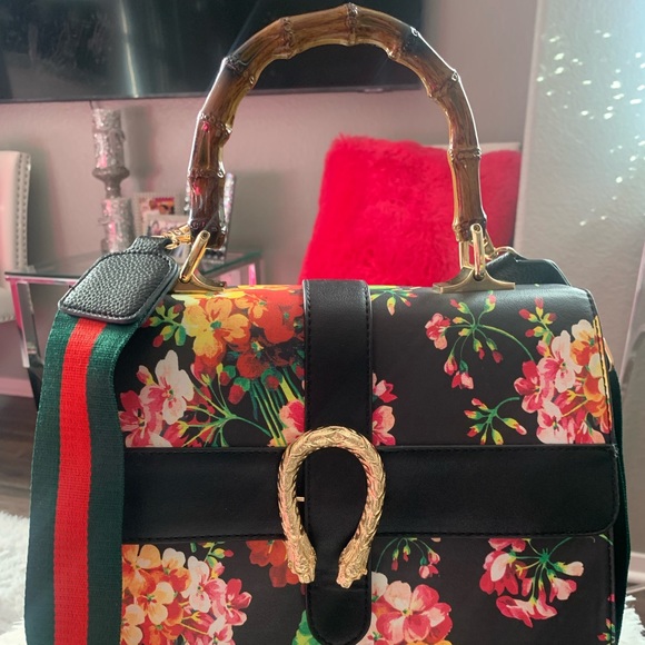 Luxury Floral Handbag - Picture 2 of 5